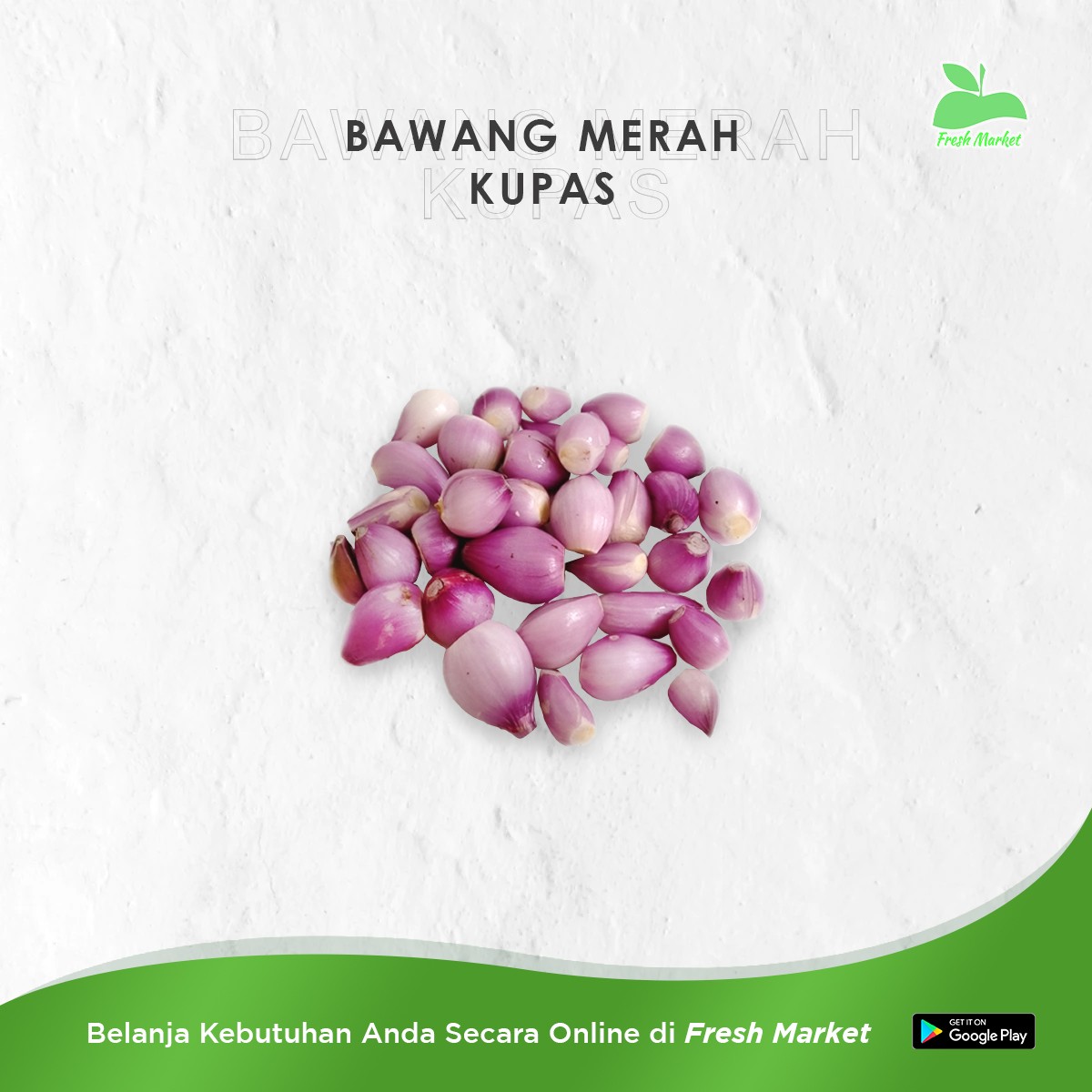 BAWANG MERAH KUPAS 250 GRAM