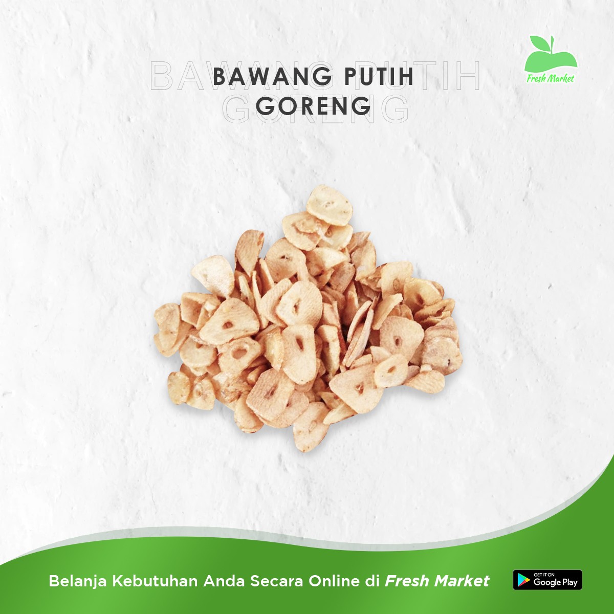 BAWANG PUTIH GORENG 1 BUNGKUS