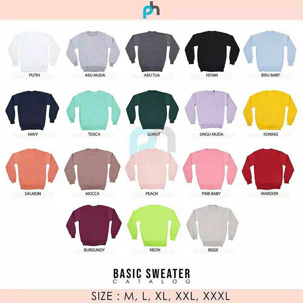 BAYAR DITEMPAT  JAKET BASIC SWEATER CUSTOM YOUNG ONES M - 2