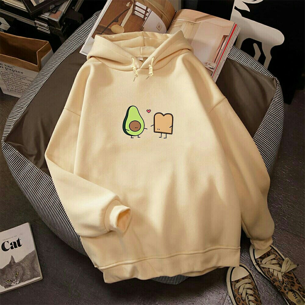 BAYAR DITEMPAT  JAKET HOODIE JUMPER CUSTOM AVOCADO 2