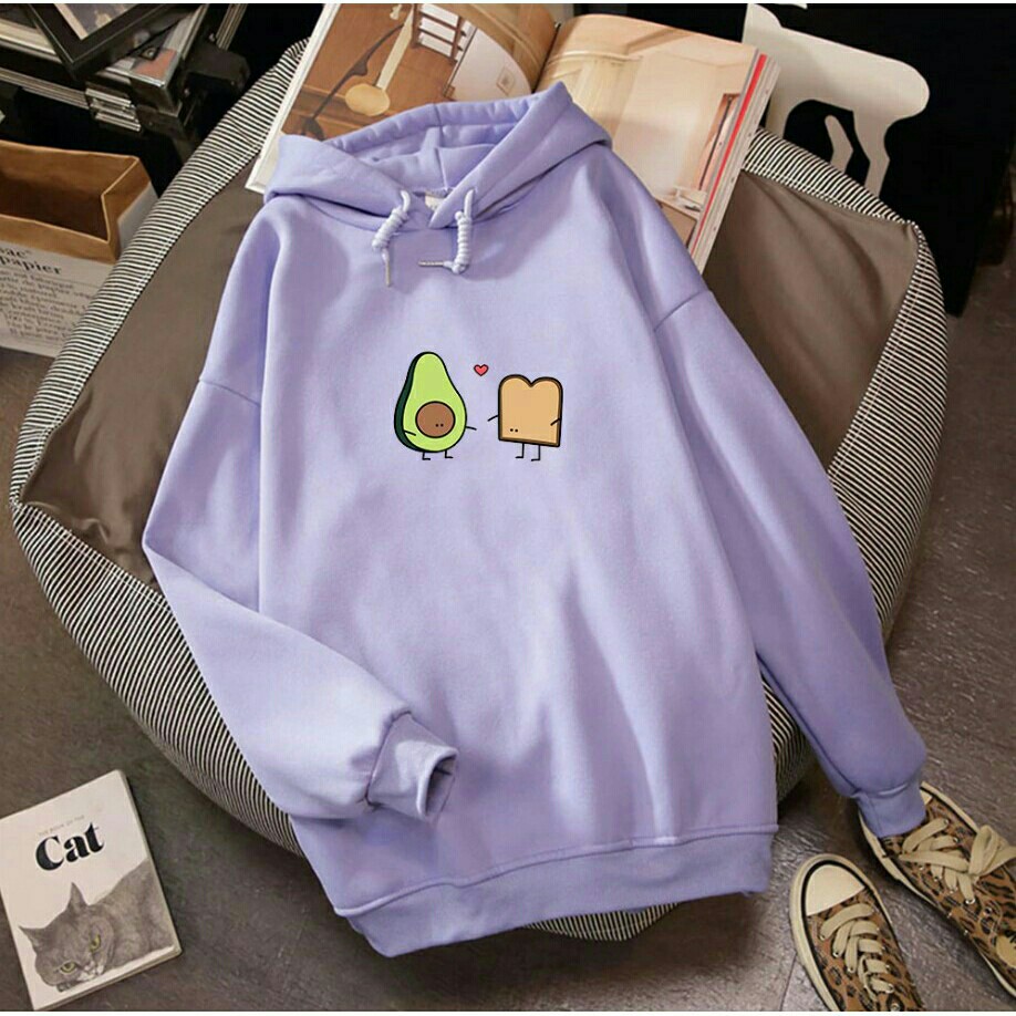 BAYAR DITEMPAT  JAKET HOODIE JUMPER CUSTOM AVOCADO 3