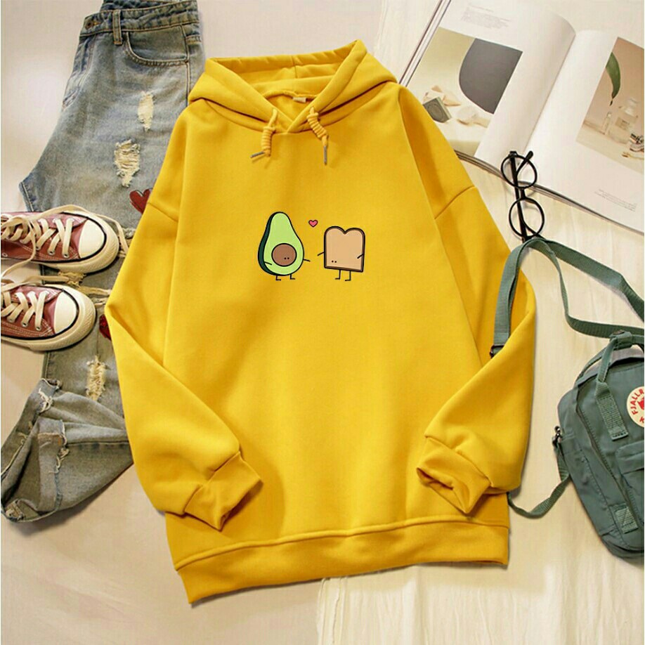 BAYAR DITEMPAT  JAKET HOODIE JUMPER CUSTOM AVOCADO 4