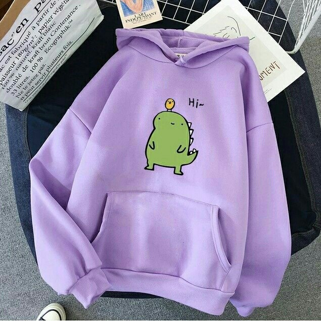 BAYAR DITEMPAT  JAKET HOODIE JUMPER CUSTOM HI DINO CHICK 2