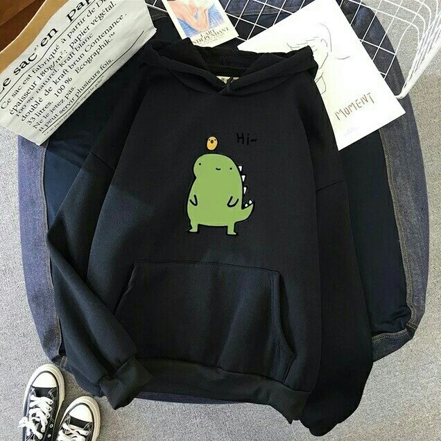 BAYAR DITEMPAT  JAKET HOODIE JUMPER CUSTOM HI DINO CHICK 3