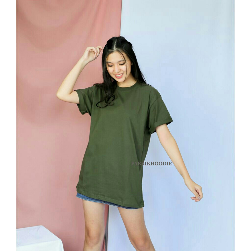 BAYAR DITEMPAT  KAOS POLOS 100 COTTON PRIA  WANITA SI