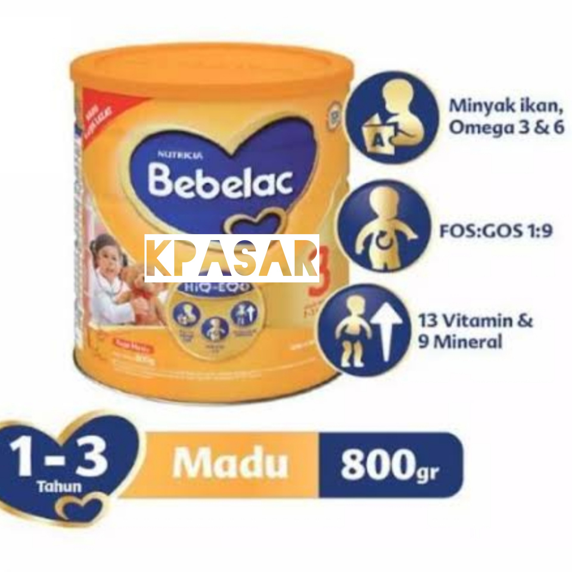 BEBELAC 3 800 GRAM RASA VANILA