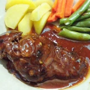 BEEF STEAK ORI BLACKPAPER SAUCE