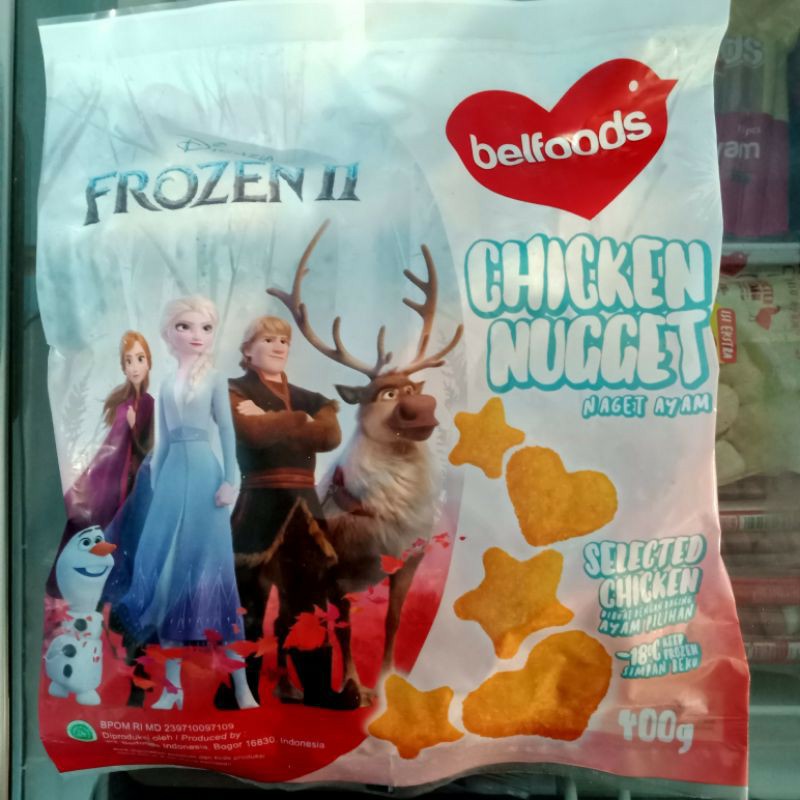 BELFOOD FAVORITE CHICKEN NUGGET FROZEN 400GR 2