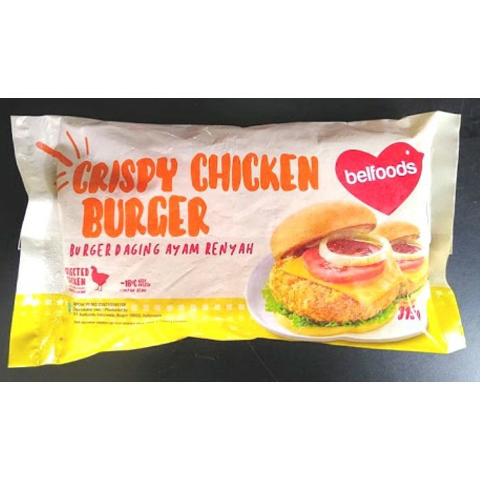 BELFOODS CRISPY CHICKEN BURGER 315GR 2