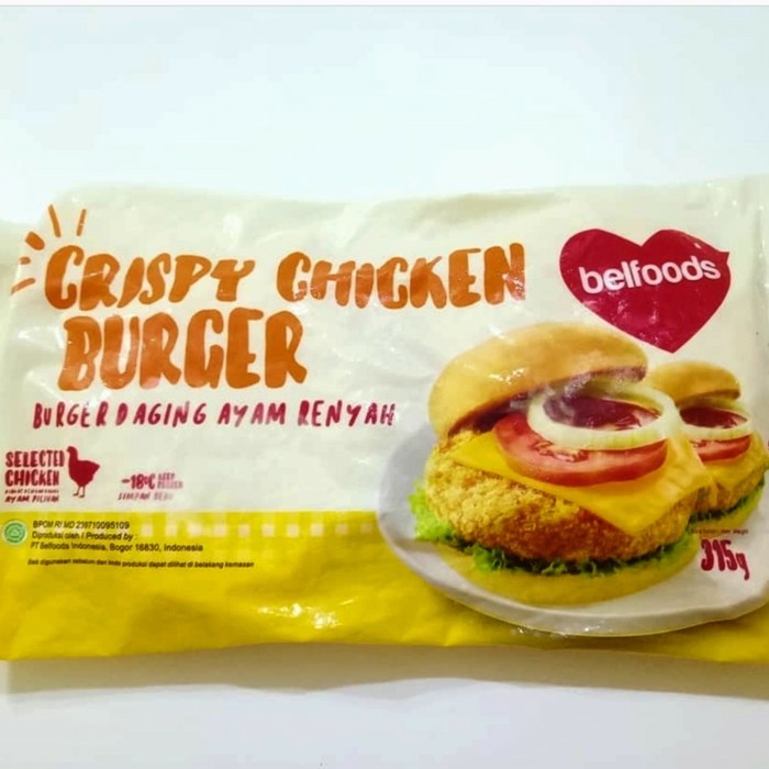 BELFOODS CRISPY CHICKEN BURGER 315GR 3