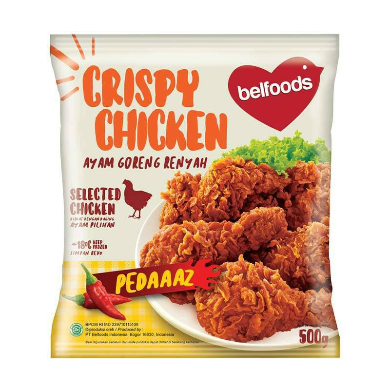 BELFOODS FAVORITE AYAM GORENG RENYAH PEDAS 500GR