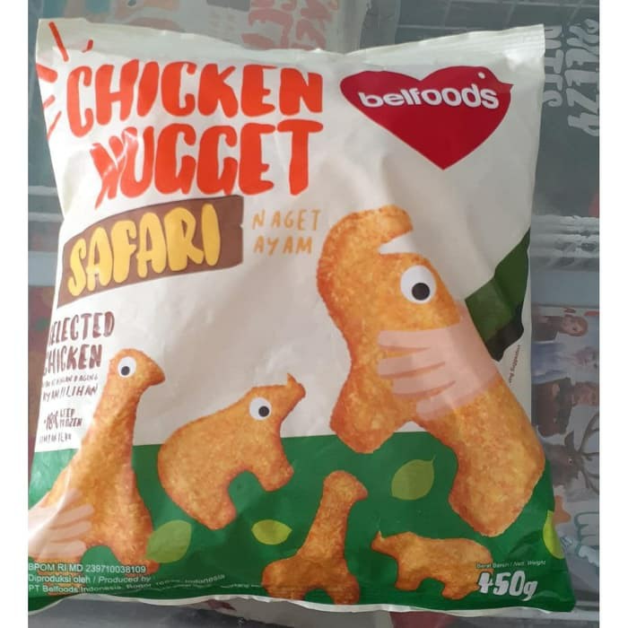 BELFOODS FAVORITE CHICKEN NUGGET SAFARI 450GR 2