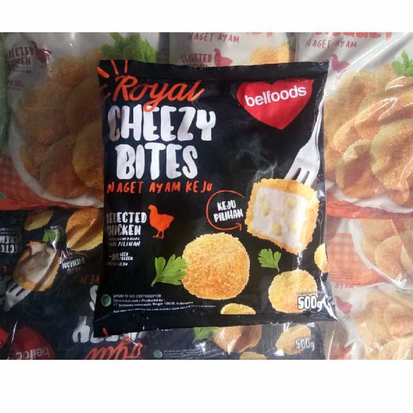 BELFOODS ROYAL CHEEZY BITES 500GR 2