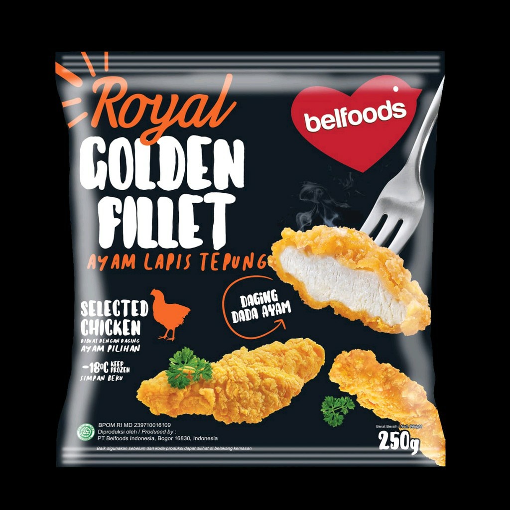 BELFOODS ROYAL GODEN FILLET 250GR 3