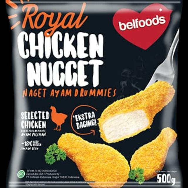 BELFOODS ROYAL NUGGET drummies 500GR 2