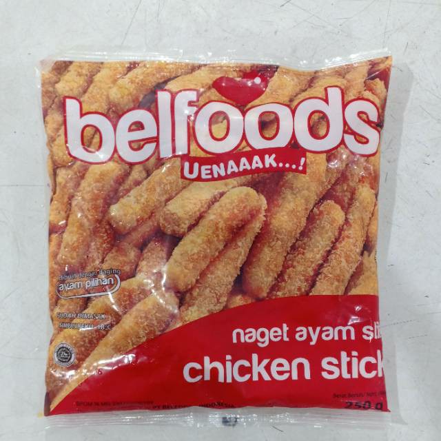 BELFOODS UENAK CHICKEN STICK 250GR 3