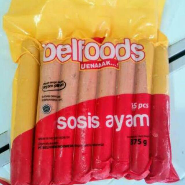 BELFOODS UENAK SOSIS AYAM 375GR