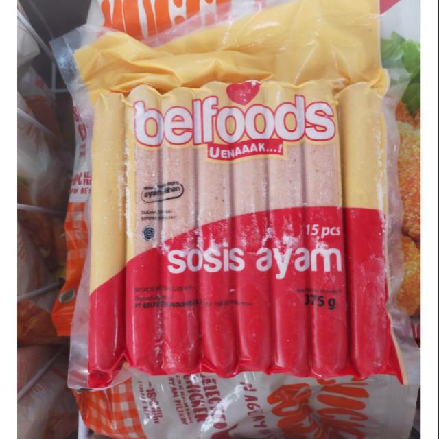 BELFOODS UENAK SOSIS AYAM 375GR 3