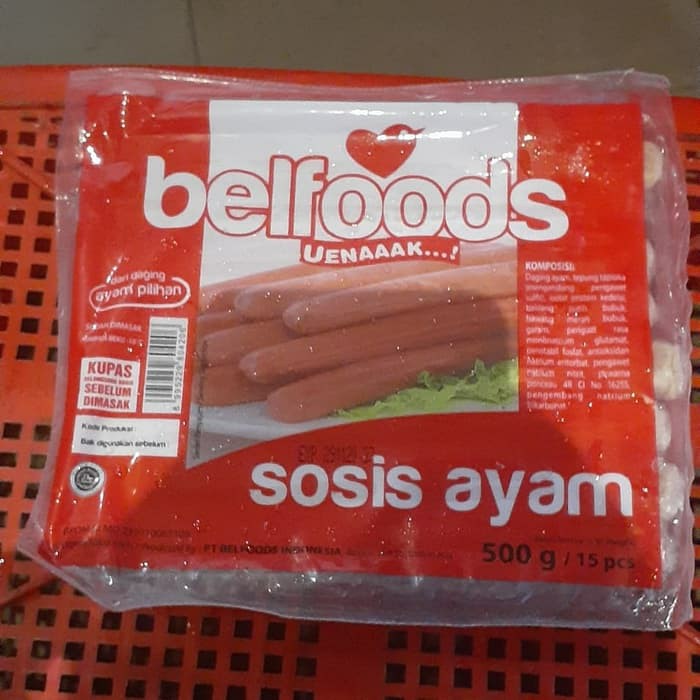 BELFOODS UENAK SOSIS AYAM 500GR