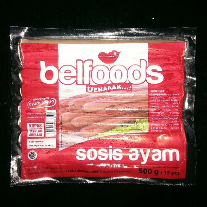 BELFOODS UENAK SOSIS AYAM 500GR 2