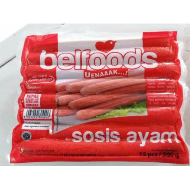 BELFOODS UENAK SOSIS AYAM 500GR 3