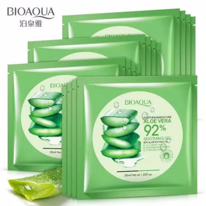 BIOAQUA ALOEVERA SOOTHING GEL MASK