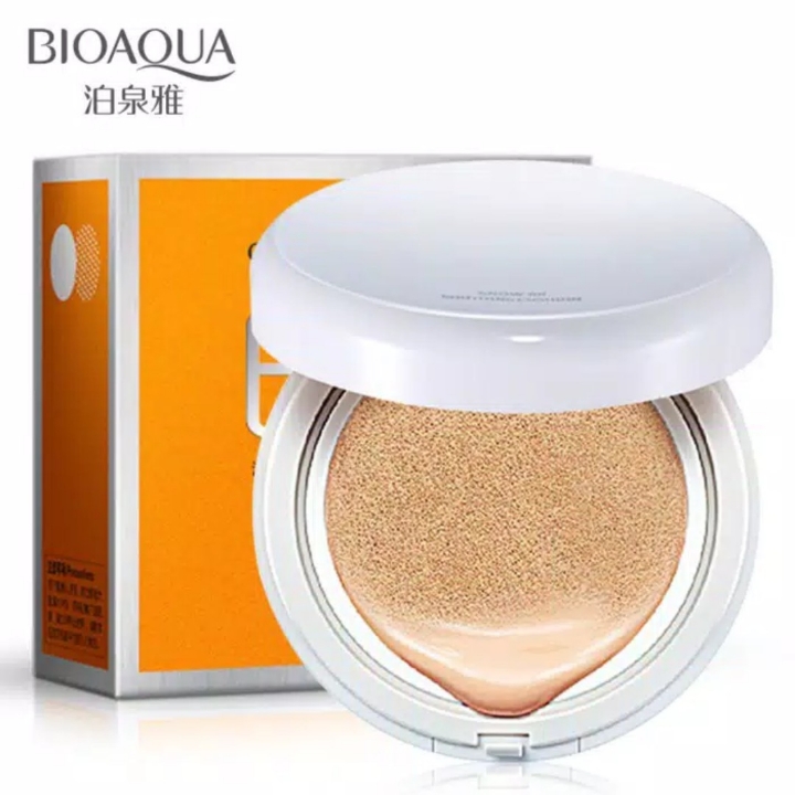 BIOAQUA BRIGHTENING LIQUID FOUNDATION BB CREAM AIR CUSHION