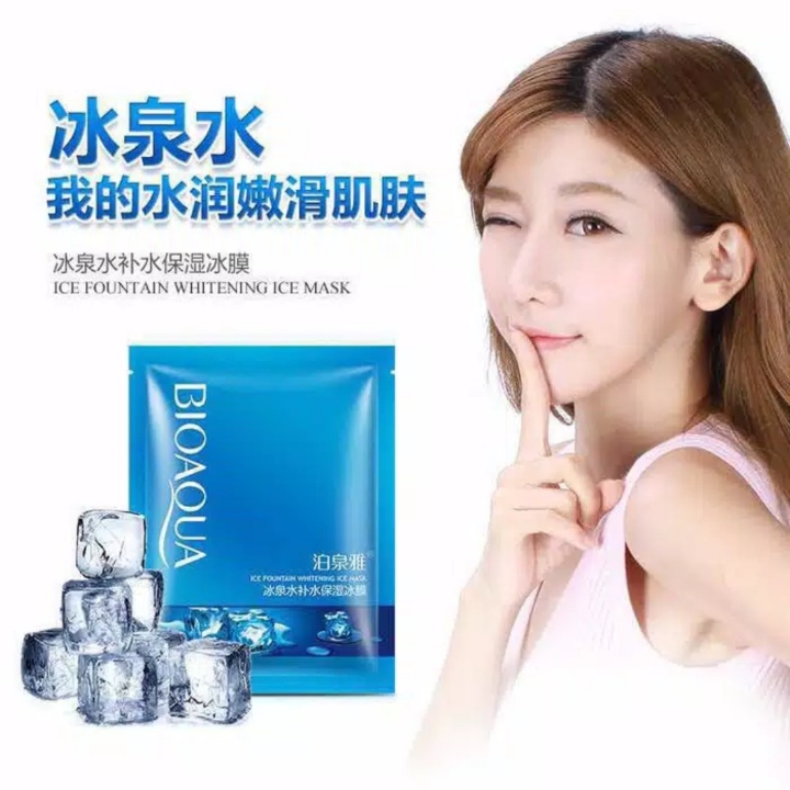 BIOAQUA ICE FOUNTAIN WHITENING ICE MASK