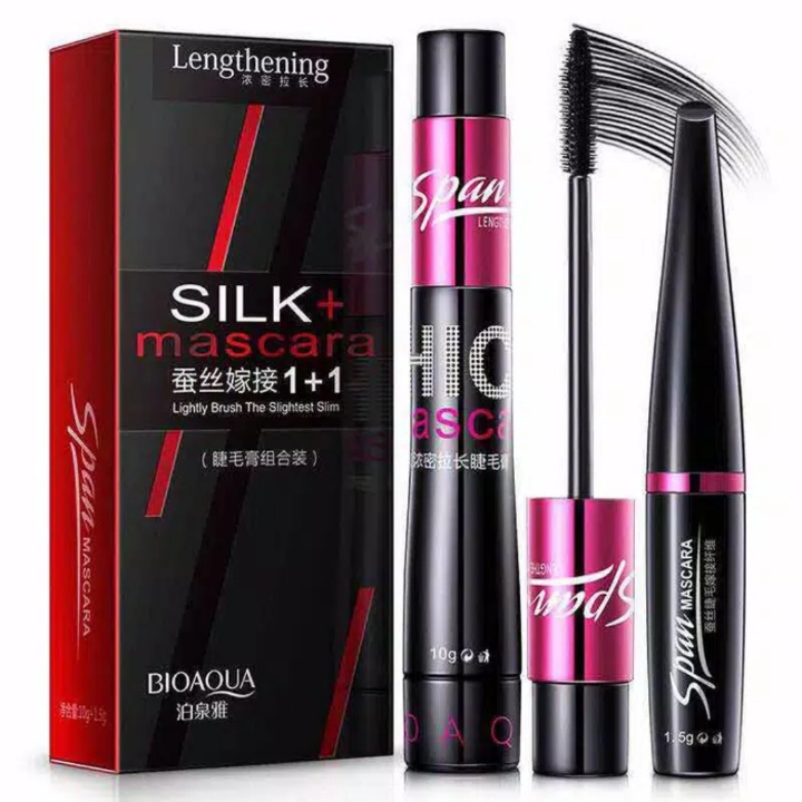 BIOAQUA SILK AND MASCARA 2 IN 1 WATERPROOF