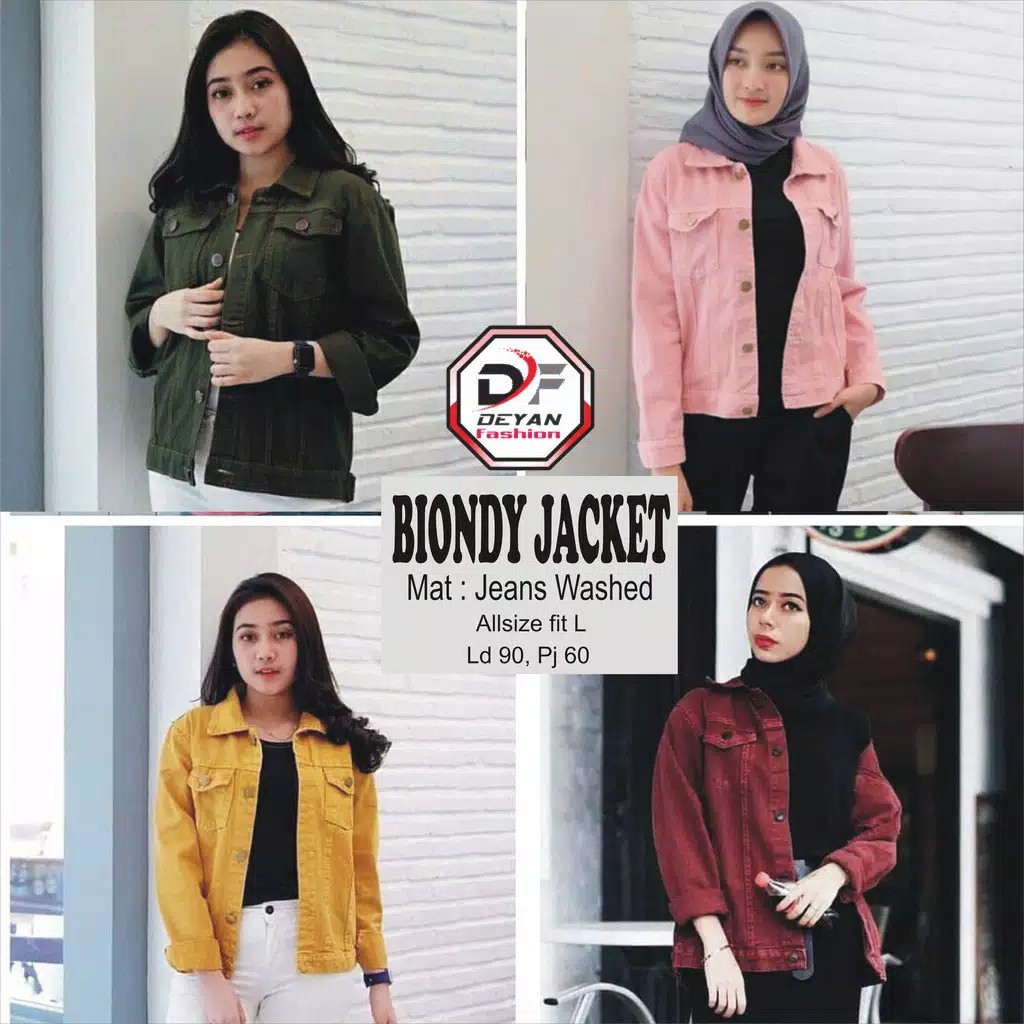 BIONDY JACKET  JAKET JEANS BIONDI