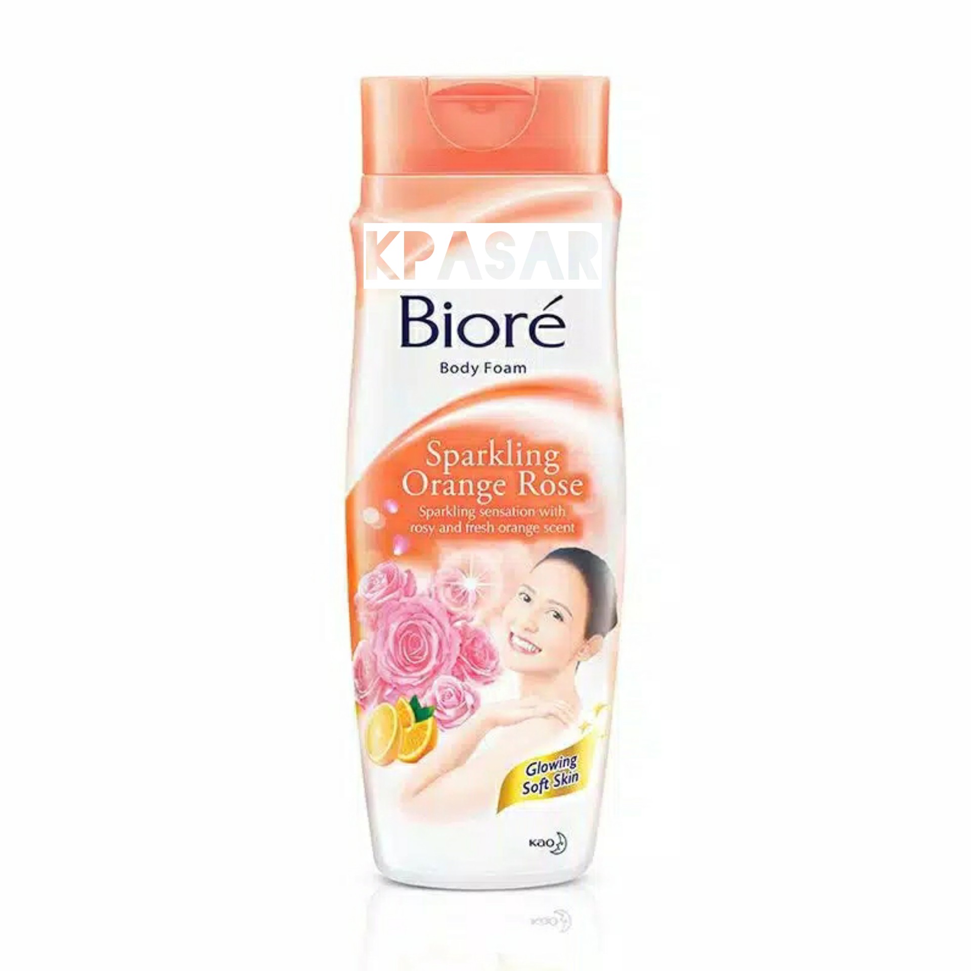 BIORE BODY FOAM SPARKLING ORANGE ROSE 100ml