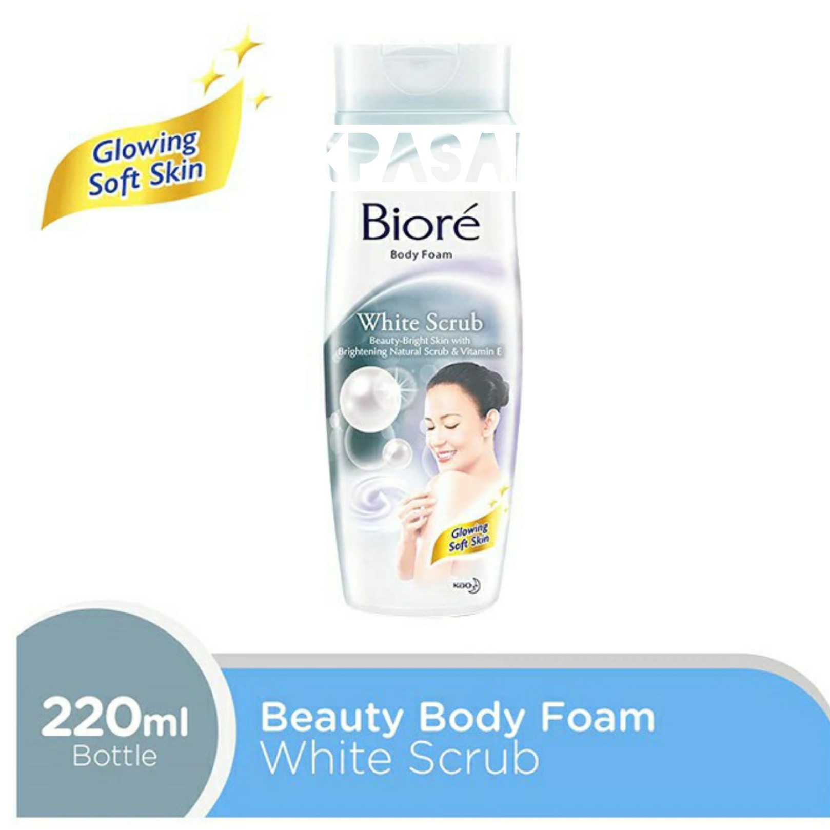 BIORE BODY FOAM WHITE SCRUB 220ml