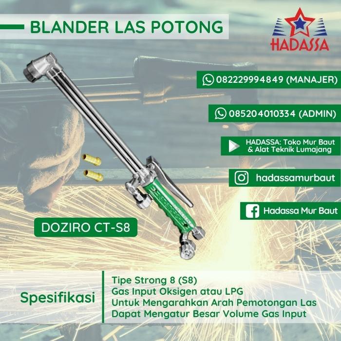 BLANDER LAS POTONG DOZIRO CT-S8