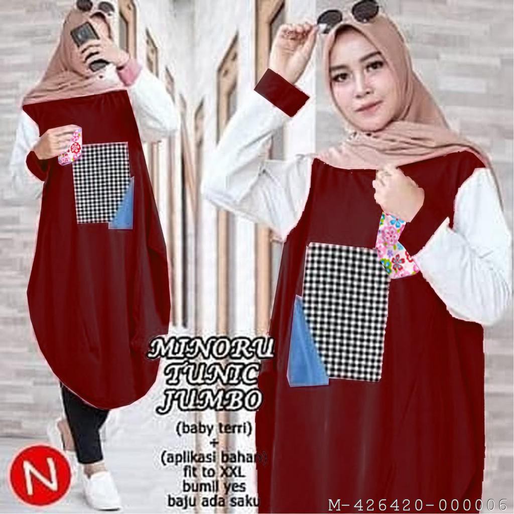 BLOUSE MINORU WANITA JUMBO 4