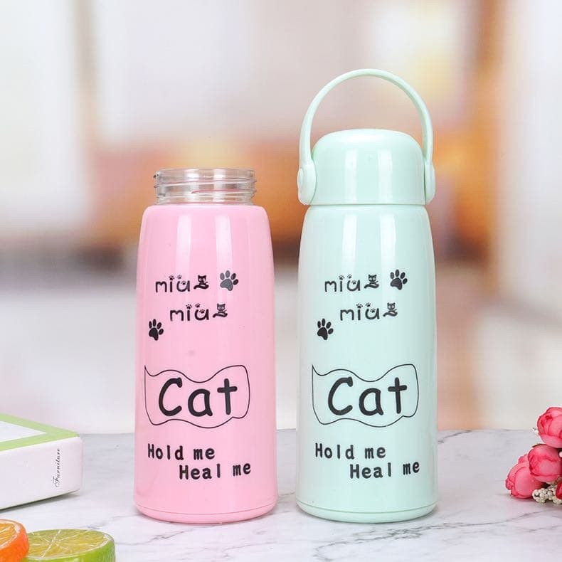 BOTOL TERMOS KACA CAT 450ML