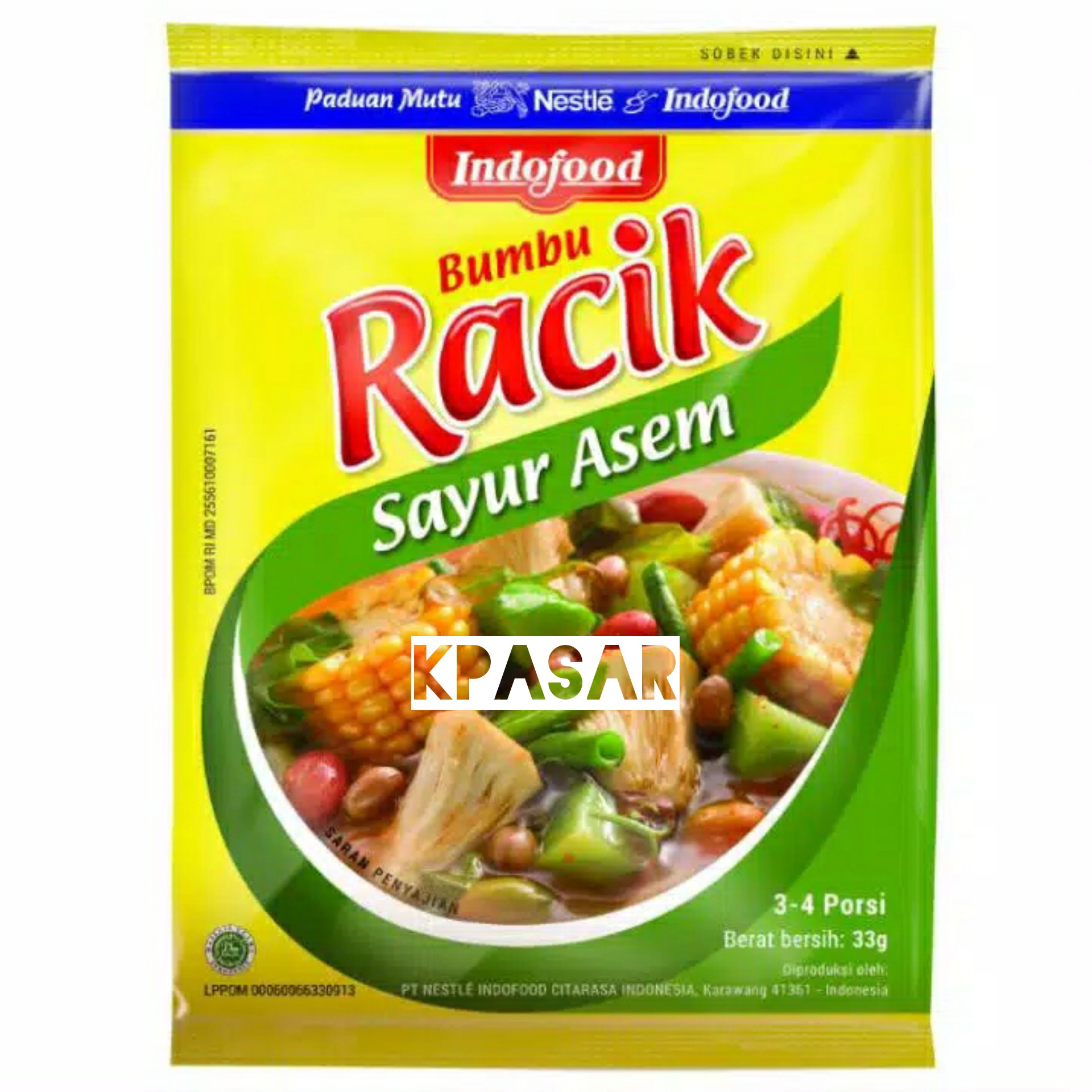 BUMBU RACIK SAYUR ASEM KEMASAN 33GR