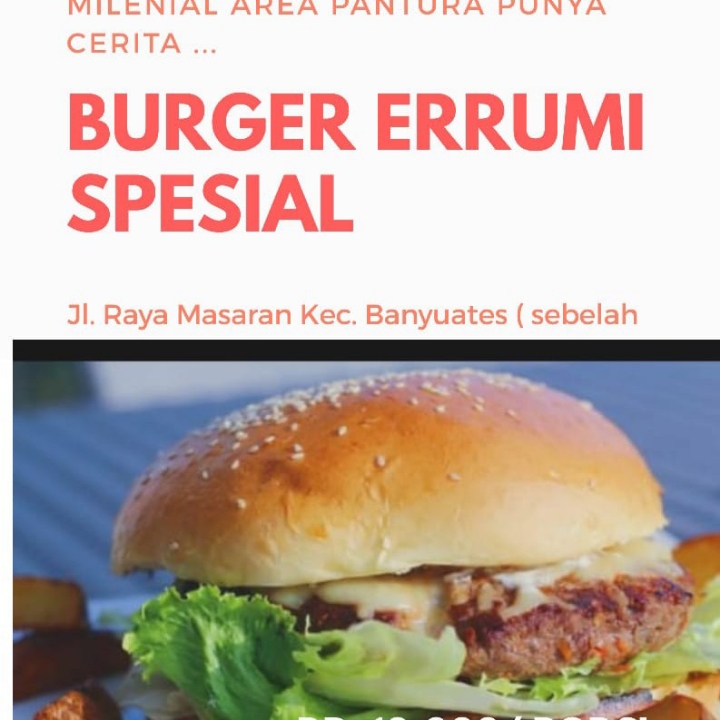 BURGER ERRUMI SPESIAL