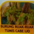 BURUNG RUAK RUAK TUMIS CABE IJO