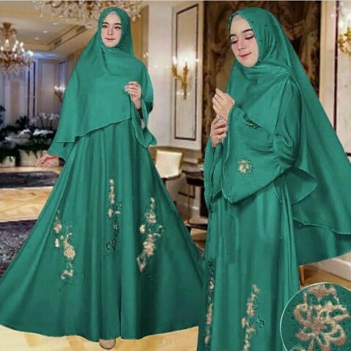 BUSANA MUSLIM ELFATA SYARI - WARNA GREEN