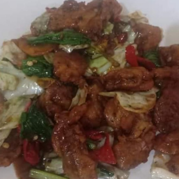 Babi Goreng Sayur