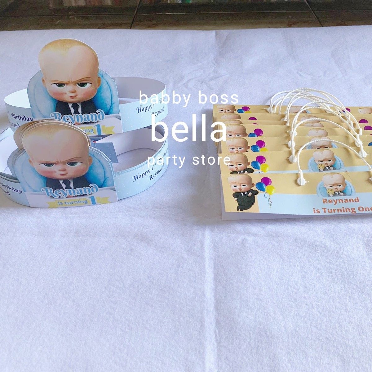 Baby Boss Thema Topi Dan Bingkisan Snack