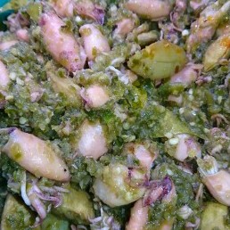 Baby Cumi Sambal Ijo Jengkol 170 Gram