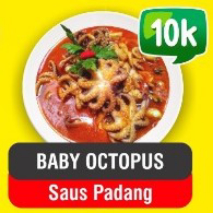 Baby Octopus Saus Padang