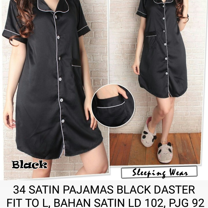 Baju 34 SATIN PAJAMAS DASTER