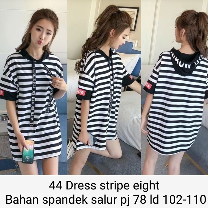 Baju 44 Dress stripe eight