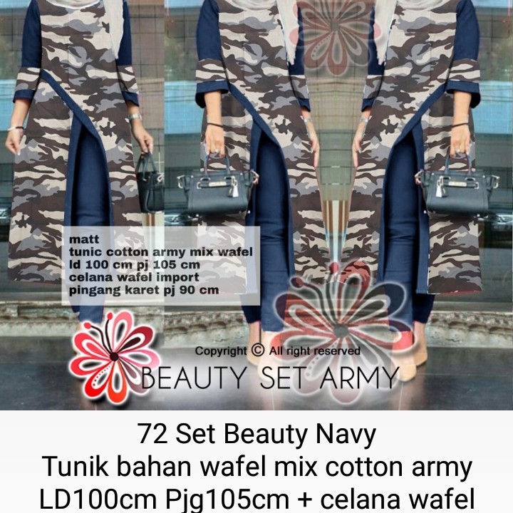 Baju 72 Set Beauty Tunik 