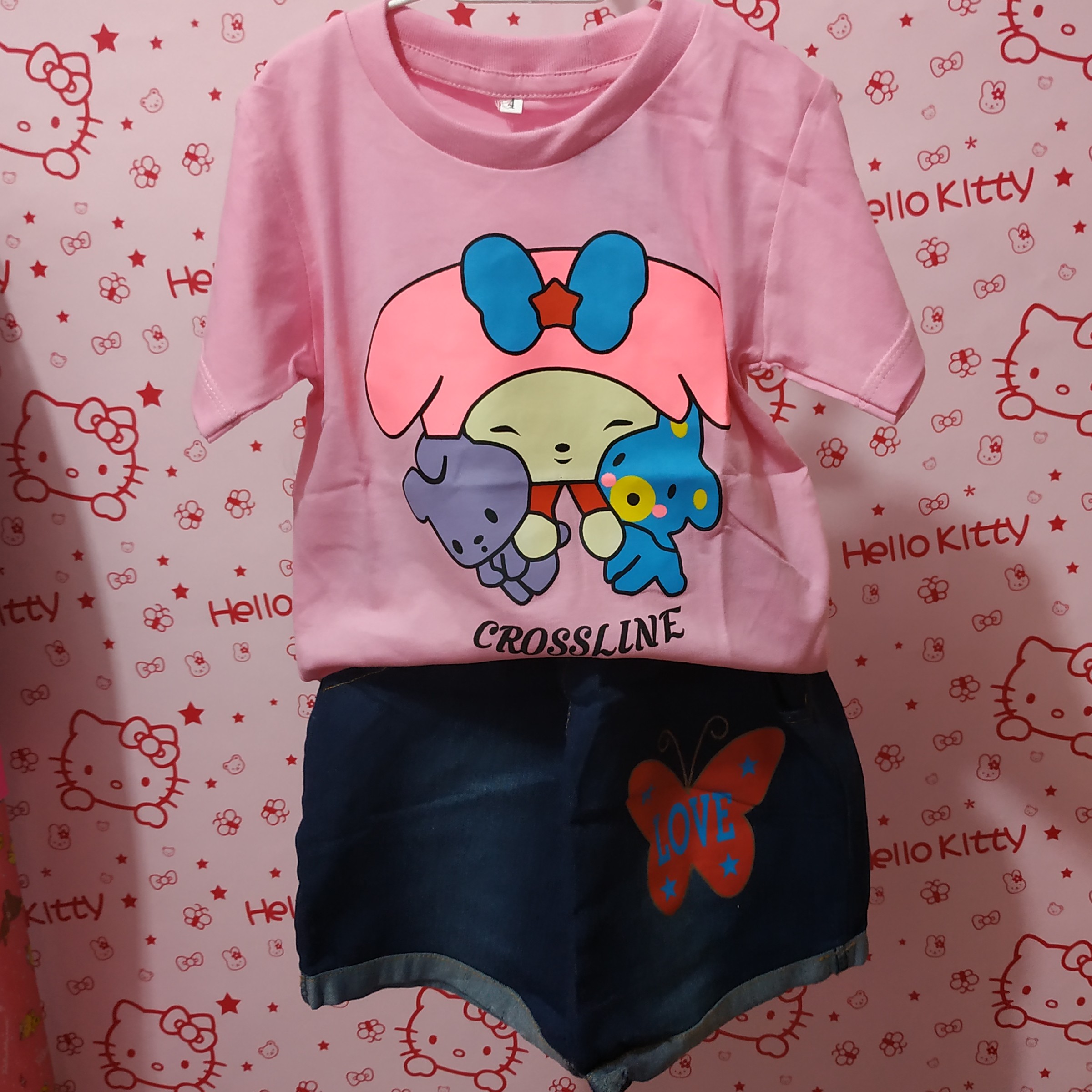 Baju Anak 1set Size 4 2