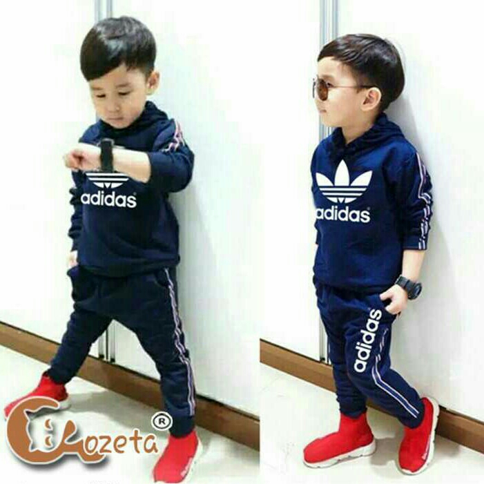 Baju Anak Setelan Hoodie ADIDAS