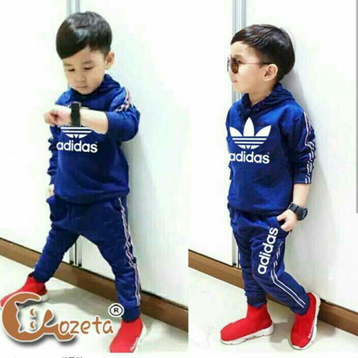 Baju Anak Setelan Hoodie ADIDAS