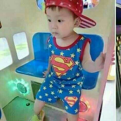 Baju Anak Setelan SUPERMAN